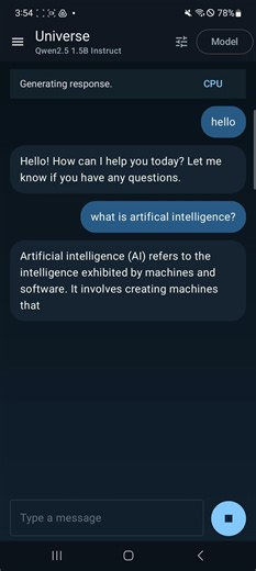 on device llm android application using LiteRTLM