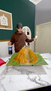 551K views · 10K reactions | Mene Bhai ka Volcano Bnaya Newspaper se  | diy ideas #reel #reelvideo #jugaad #desitrick #diy #craft #lifehack #nuskhe | Param Aedy | Facebook