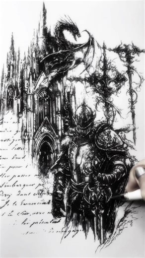 Sketching Gothic Art: A Dark Fantasy Journey