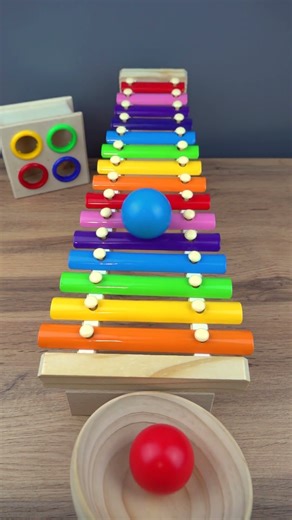 Bouncing Beat Balls #dropball #asmr #xylophone