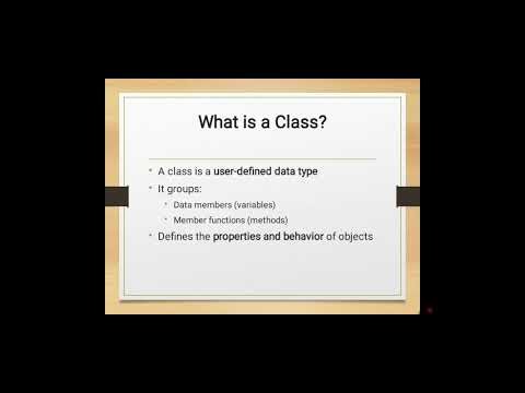 classes,Defining classes