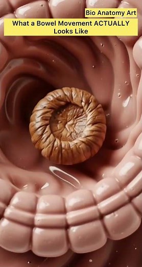 What a Bowel Movement ACTUALLY Looks Like | Bio Anatomy Art | Gut Health