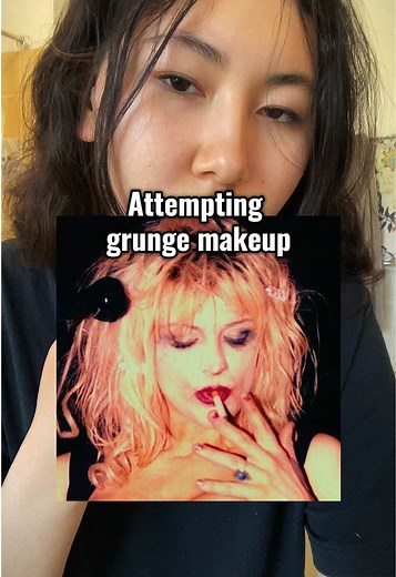 What I need to fix? #fyp #littleangel #grunge #grungemakeup #courtneylove #гранж #гранжмакияж #nirvana