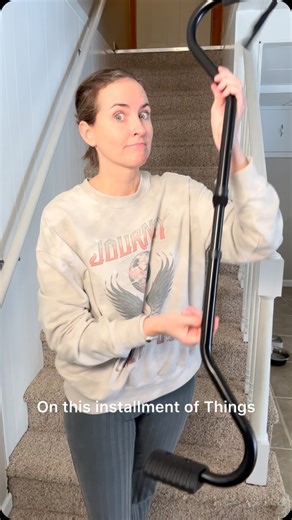 EquipMeOT with Lindsay DeLong on Instagram: "Another stair support option 👀👀 This cane markets itself as a “stable half step”, which allows for a shorter distance and upper body assist for ascending and descending stairs. When not using stairs, it’s a good cane for basic stabilizing needs! Comment “cane” for a link in your DM’s #occupationaltherapy #caregiver #otstudent #arthritis #chronicillness #chronicpain #homehealthcare #caregiversupport #rheumatoidarthritis #physicaltherapy"