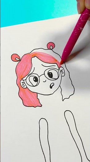 Let's Create a Mini-Me! ✂️ Easy Paper Doll Craft for Kids! 🎉