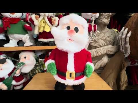 Gemmy 2022 Animated Belly Shaking Santa Claus Christmas Decor (Sings: Jingle Bells) 🎅🎄☃️