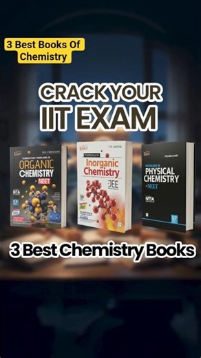 Best Chemistry Books For JEE & NEET 🤩🤩 #jee #jeeadvanced #iit #best #shorts #chemistry