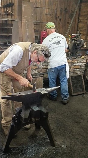 Blacksmith demonstration at the Carolina Classic fair #blacksmith