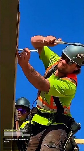 Precise Panel Installation | Manual Screw Clamp & Wrench in Construction Work