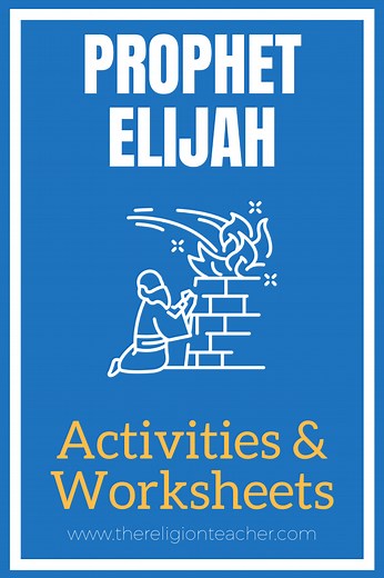 The Prophet Elijah Activities, Crafts, and Worksheets | The Religion Teacher | Catholic Religious Education