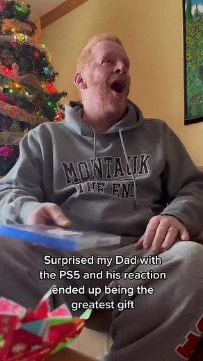Surprising My Dad with a PS5 Christmas Gift | Heartwarming Reaction