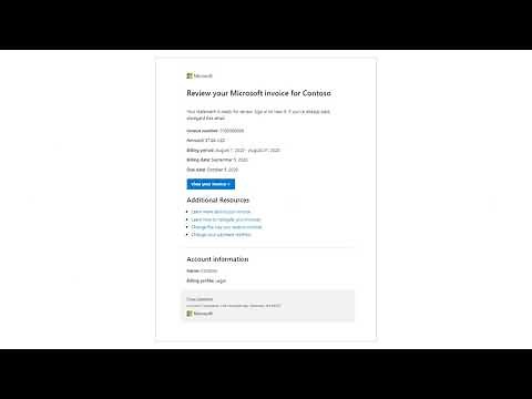 Understand your Microsoft Customer Agreement invoice