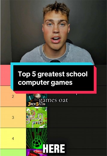 Top 5 Greatest School Computer Games