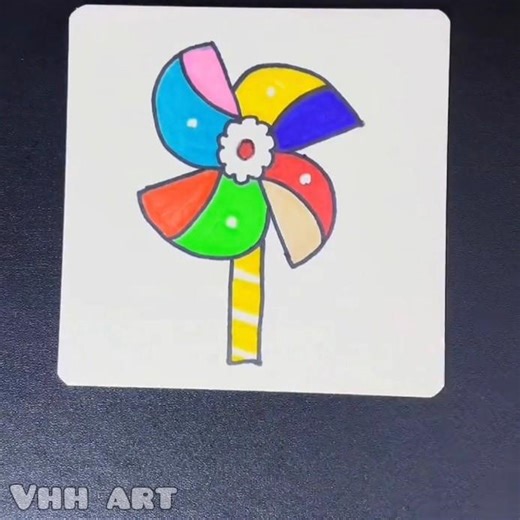 pinwheel drawing #pinwheel #pinwheeldrawing #cutedrawing #easydrawing #drawing