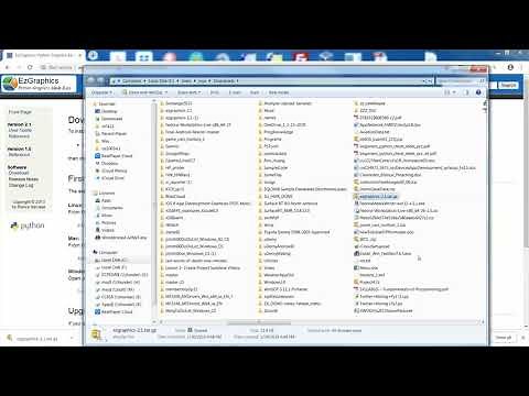 How To Install the ezgraphics python module