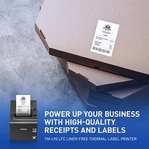 Elevate your restaurant's customer experience with the Epson TM-L90LFC Liner-Free Thermal Label Printer. This game-changing printer ensures order accuracy, minimizes wasted time, and produces liner-free and full adhesive labels for streamlined operations. So the label you use when you take the order can be reused when you release for delivery. Learn more here: https://www.epson.com.ph/point-of-sale-product-showcase?pg=7#sn For immediate sales inquiries, contact Epson Customer Care hotlines, Toll
