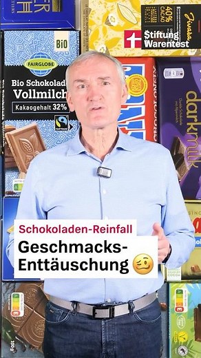 Schokoladen-Reinfall: Geschmacks-Enttäuschung im Schokoladen-Test (Stiftung Warentest)