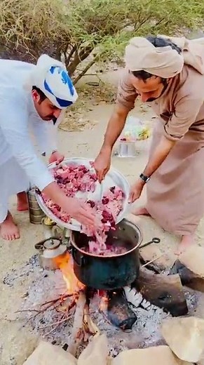 The process of cooking super delicious goat meat