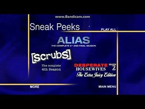 Sneak Peeks Menu from Keeping up with the Steins 2006 DVD