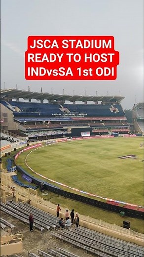 JSCA Stadium Ranchi Ready for India vs South Africa ODI | Match Day Preparation Footage 🇮🇳🇿🇦