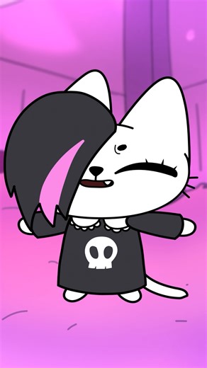 What a laugh! 🫣 #cat #animation #cartoon