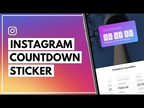 Instagram Countdown Sticker: Anleitung (Deutsch)