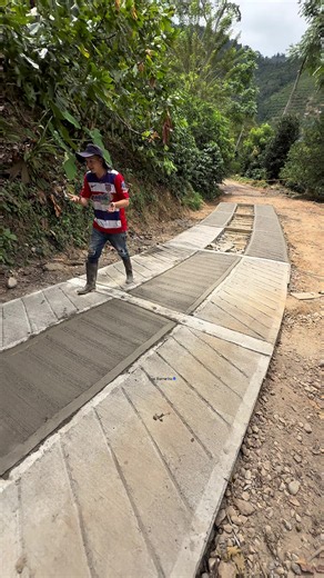 Avance de la construcción en nuestras vías del campo
