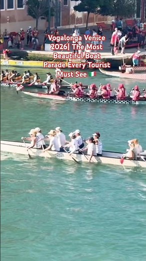 Vogalonga Venice 2026 | The Most Beautiful Boat Parade Every Tourist Must See#venice #travelshorts