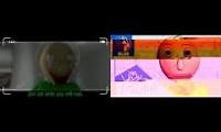 Mix of 2 videos from youtube : Drop the Baldi Bass line