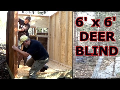 6' x 6' HOMEMADE DEER BLIND