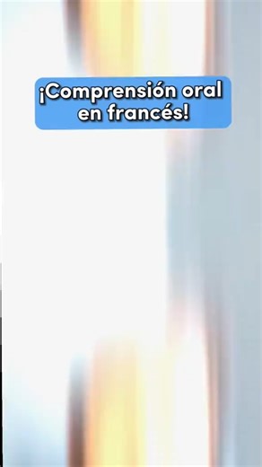 Compréhension orale en français !. | Ohlalafrances