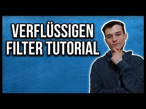 Photoshop Verflüssigen Filter Tutorial deutsch [2021]
