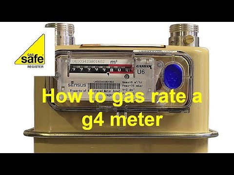 HOW TO GAS RATE USING A G4 GAS METER a quick guide on how to gas rate gas appliances using g4 meter.