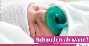 Schnuller: Ab wann Du ihn Deinem Baby (frühestens) geben darfst