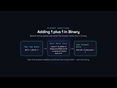 From Gates to Doing Math — हिंदी | How Computers Work in Hindi
