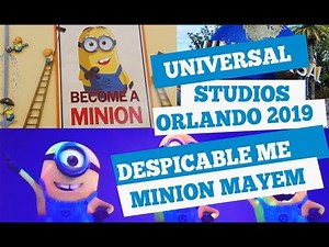 Despicable Me Minion Mayhem Ride Queue & Full Pre-Show - Universal Studios Orlando