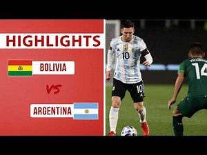 HIGHLIGHTS | BOLIVIA vs ARGENTINA | A dazzling performance from the Tango stars.