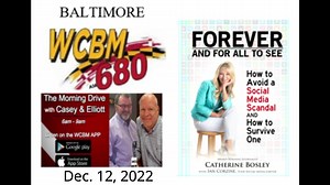 A little time on Baltimore radio! It's what people want to talk about-- this ABC News "scandal." I have a first-hand perspective on navigating something like this--been there, done that, ugh! Thanks for having me on WCBM 680 Sean Casey and Bruce Elliott. | Catherine Bosley