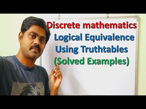 Logical Equivalence with Examples | Propositional Logic − Logical Equivalences using Truth tables