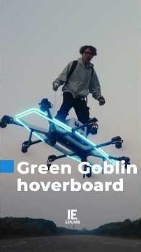 Chinese vlogger builds a real 'Green Goblin' hoverboard & flies it across the Yangtze