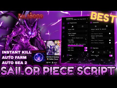 Sailor Piece Script - Instant Kill | Auto Farm | Auto Sea 2