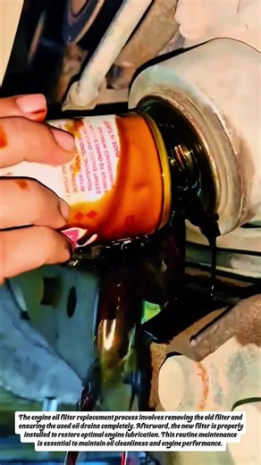 How to Change Your Engine Oil Filter Correctly, and the Old Oil Will Pour Right Out!