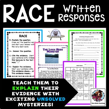 RACE Writing Strategy | Constructed Response Practice | 4th-6th Grade Test Prep