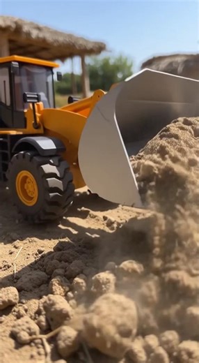 Heavy RC Front Loader Dirt Scoop Test & Aggressive POV Unboxing | Digging Toy