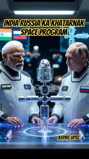 India-Russia ka naya Space Program: Trump hua Gussa? | #shorts #youtubeshorts #geopolitics #upsc
