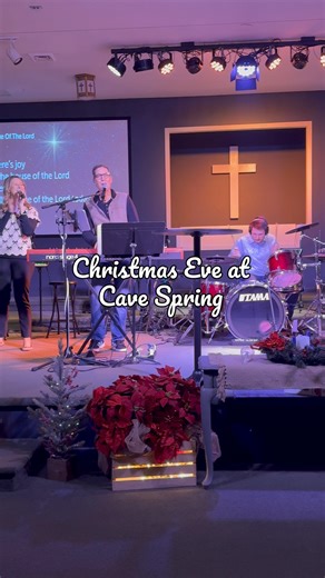 1K views · 21 reactions | Merry Christmas Church family!! It was a blessing to gather last night for our Christmas Eve services. ️❤️ Thankful for the greatest gift ever given, Jesus! | Cave Spring Church | Facebook