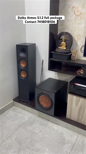 Denon AVR + Klipsch speaker package / Dolby Atmos sound set up #denon #denonreceiver