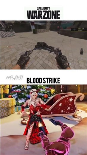 Blood Strike vs Warzone Executions part 2#BloodStrike #BloodStrikeMobile #FunnyMoments #Shorts #fps