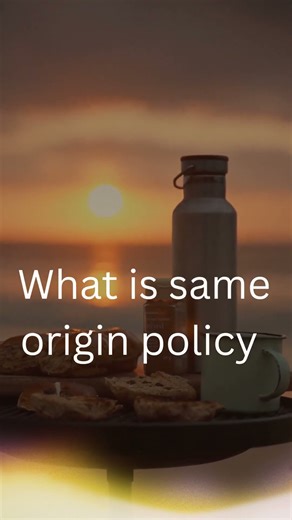 what is same origin policy #same origin policy #shorts