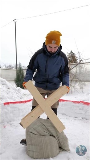 How to make a winter shelter (Real DIY Snow House)